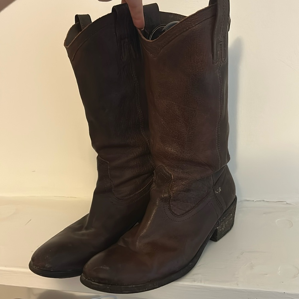 Frye cowgirl boots